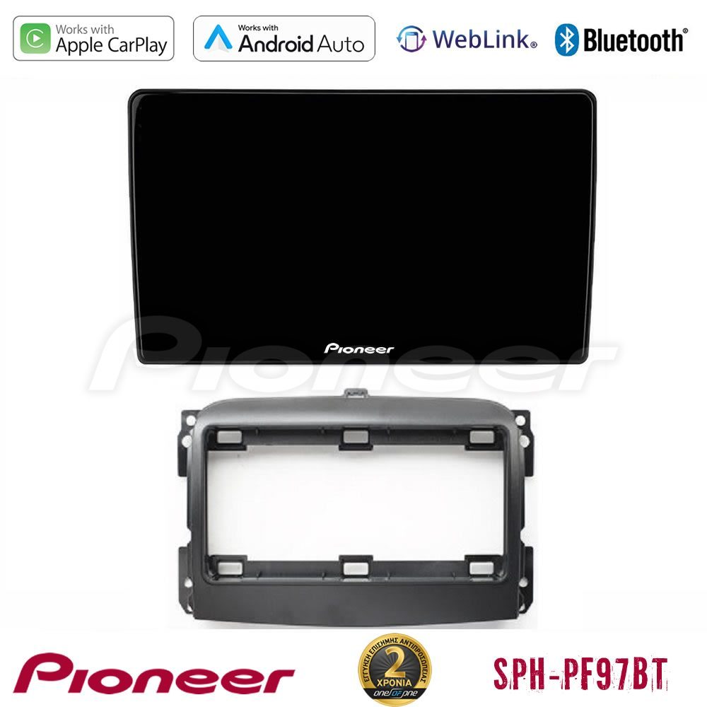 Pioneer SPH-PF97BT Series Fiat 500L Multimedia Station 9" (Tablet Style) Με Carplay & Android Auto