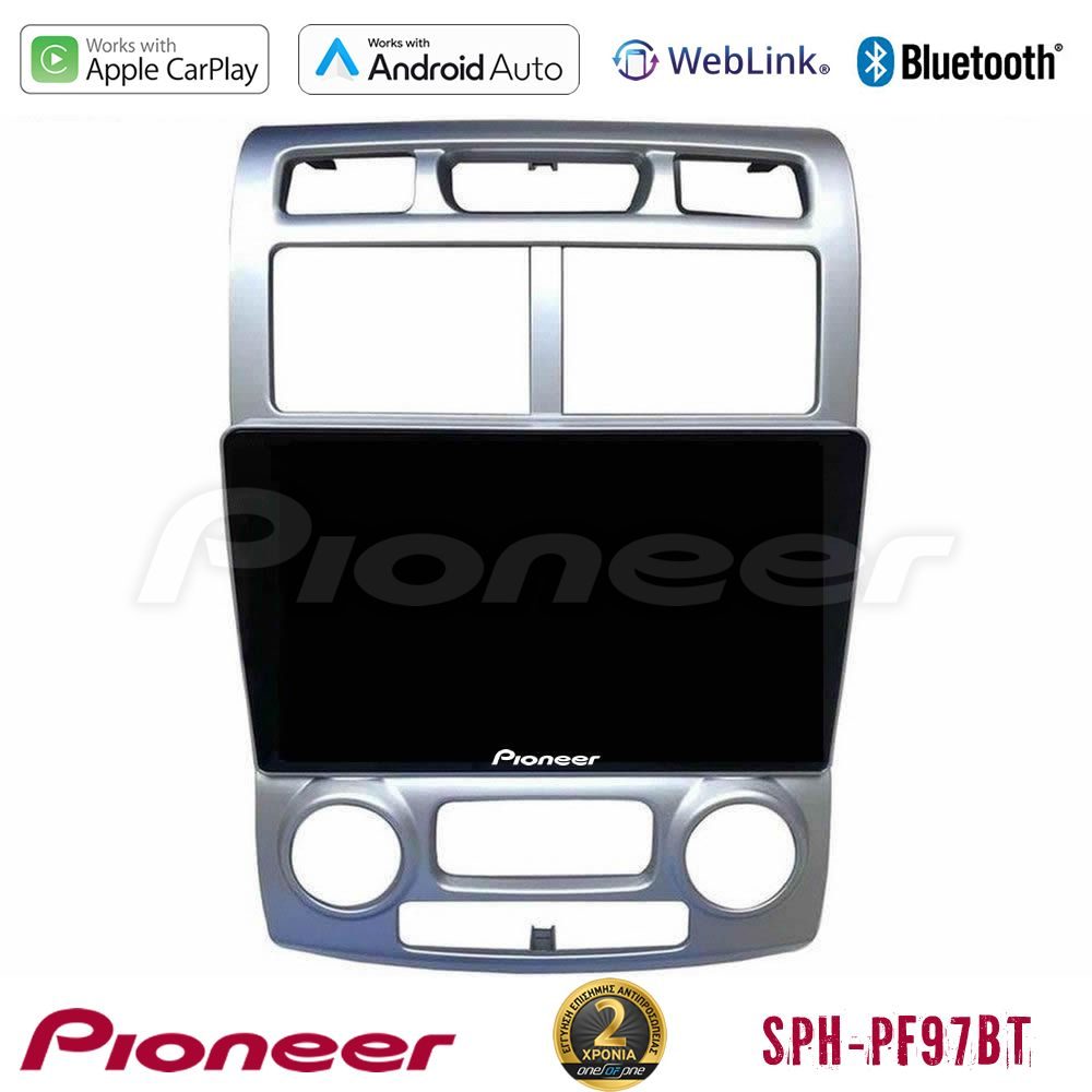 Pioneer SPH-PF97BT Series Kia Sportage 2005-2008 Multimedia Station 9" (Tablet Style)" Με Carplay & Android Auto