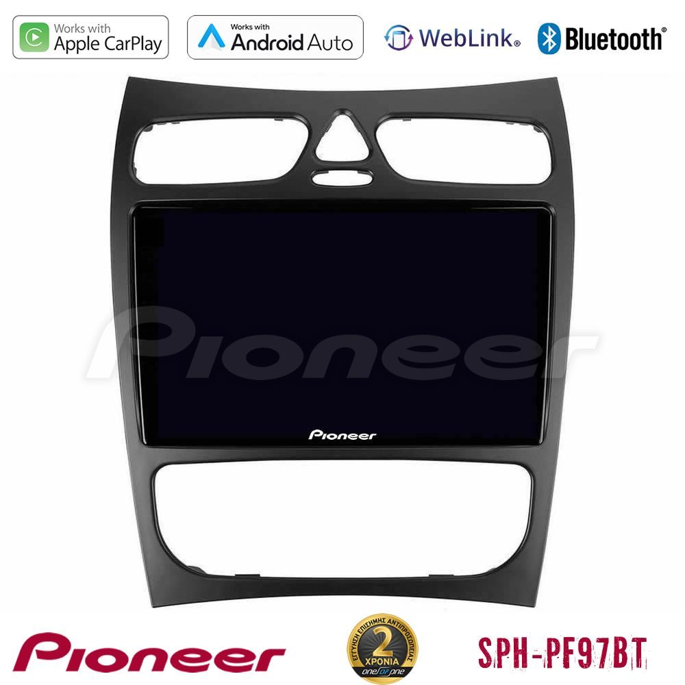 Pioneer SPH-PF97BT Series Mercedes CLK Class W209 2000-2004 Multimedia Station 9" (Tablet Style) Με Carplay & Android Auto
