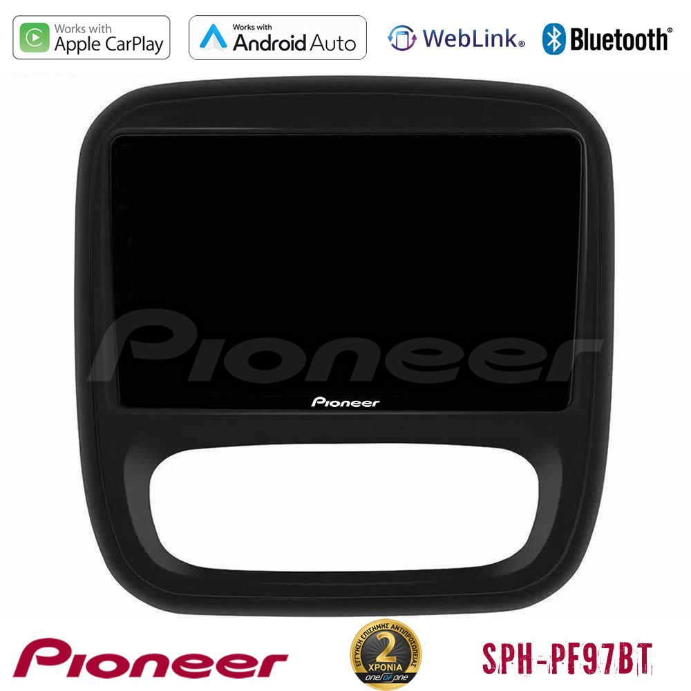 Pioneer SPH-PF97BT Series Renault/Nissan/Opel/Fiat Multimedia Station 9" (Tablet Style) Με Carplay & Android Auto