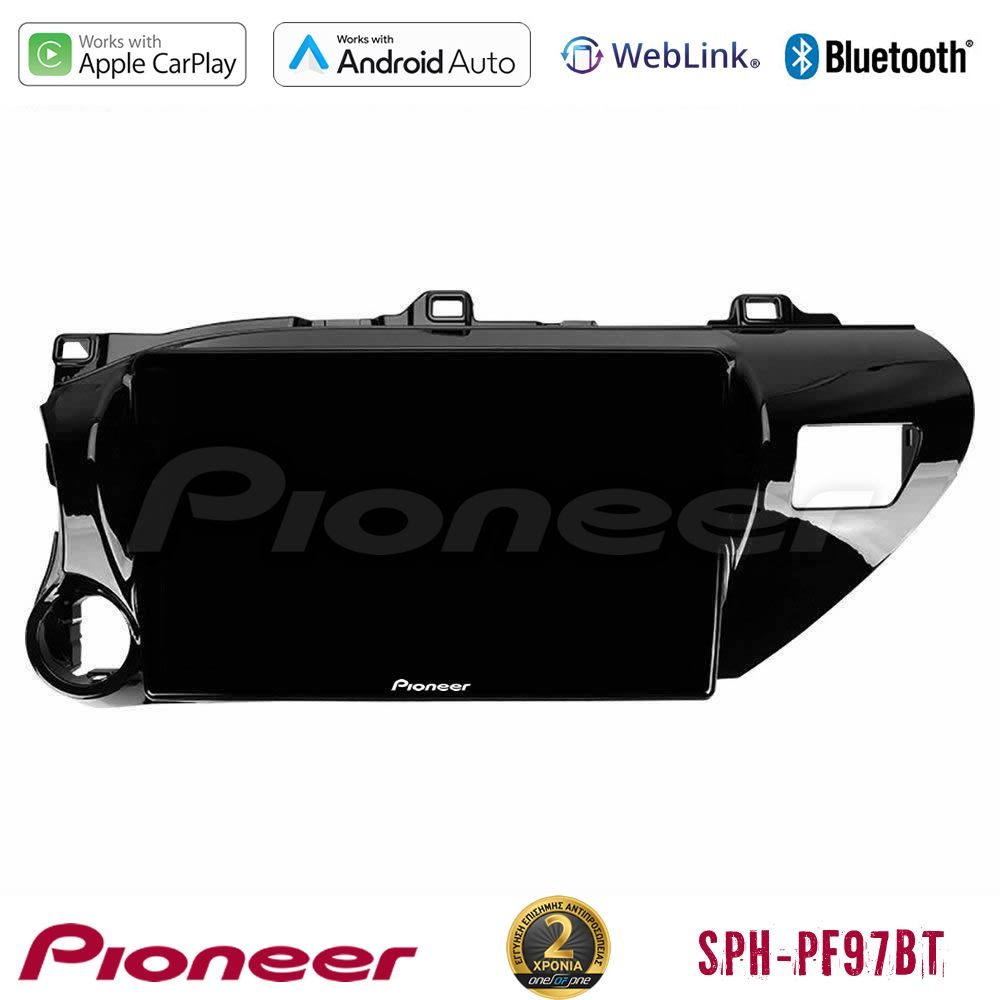 Pioneer SPH-PF97BT Series Toyota Hilux 2017-2021 Multimedia Station 9" (Tablet Style) Με Carplay & Android Auto