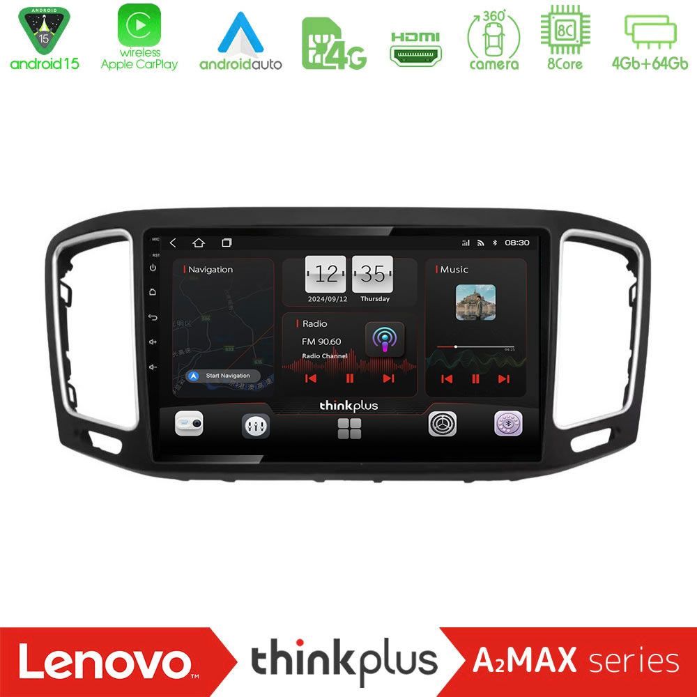Lenovo Thinkplus A2MAX Series 8Core Android15 4+64GB VW Sharan 2015-2023 Navigation Multimedia Tablet 9"