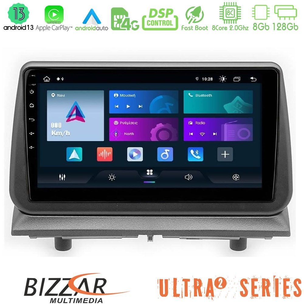 Bizzar Ultra Series Dodge Nitro 2007-2011 8core Android13 8+128GB Navigation Multimedia Tablet 9"