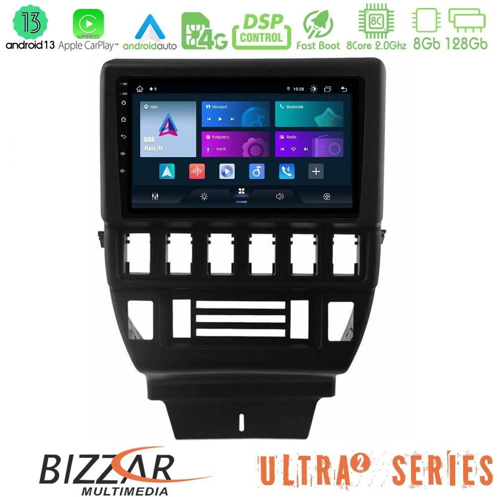 Bizzar Ultra Series Lada Niva 1993-2018 8core Android13 8+128GB Navigation Multimedia Tablet 9"