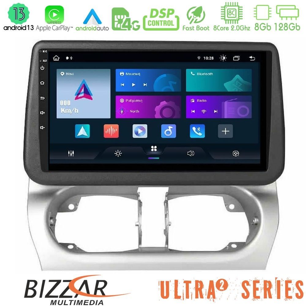 Bizzar Ultra Series Opel Corsa C/Combo C 8core Android13 8+128GB Navigation Multimedia Tablet 9"