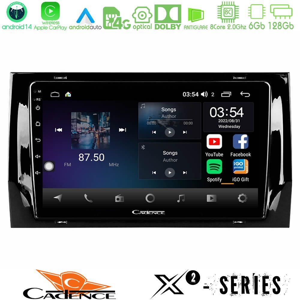 Cadence X2 Series 8Core Android14 6+128GB Skoda Kodiaq 2017-> Navigation Multimedia Tablet 10"