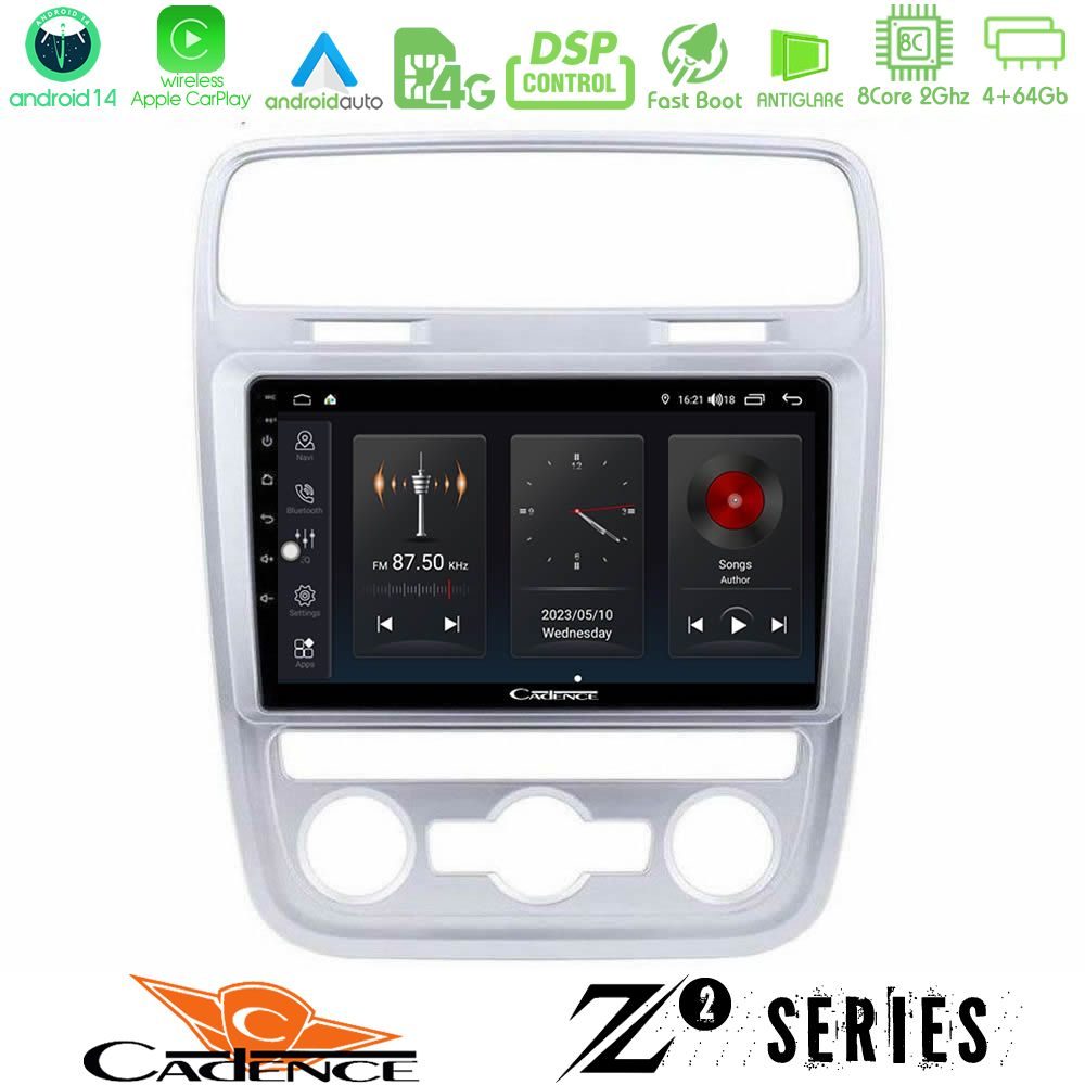 Cadence Z2 Series 8Core Android14 4+64GB VW Scirocco 2014 – 2017 Navigation Multimedia Tablet 9" Με Carplay & Android Auto