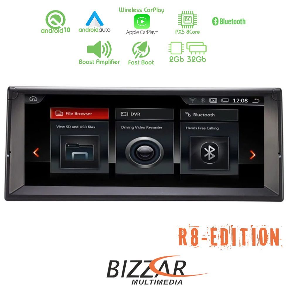 Bizzar BMW 5er E39 10.25" Special Design Tablet Android 10.0 8core Navigation Multimedia