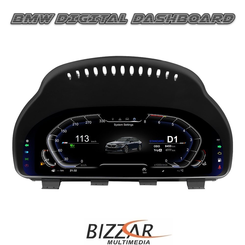 BMW F06/ F07/ F10/ F12/ F13/ F01/ F25/ F26/ F15/ F16 Digital LCD Instrument Cluster 12.3" με HD οθόνη 1920*720