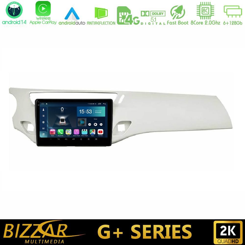 Bizzar G+ Series Citroen C3 2009-2016 8core Android14 6+128GB Navigation Multimedia Tablet 9"