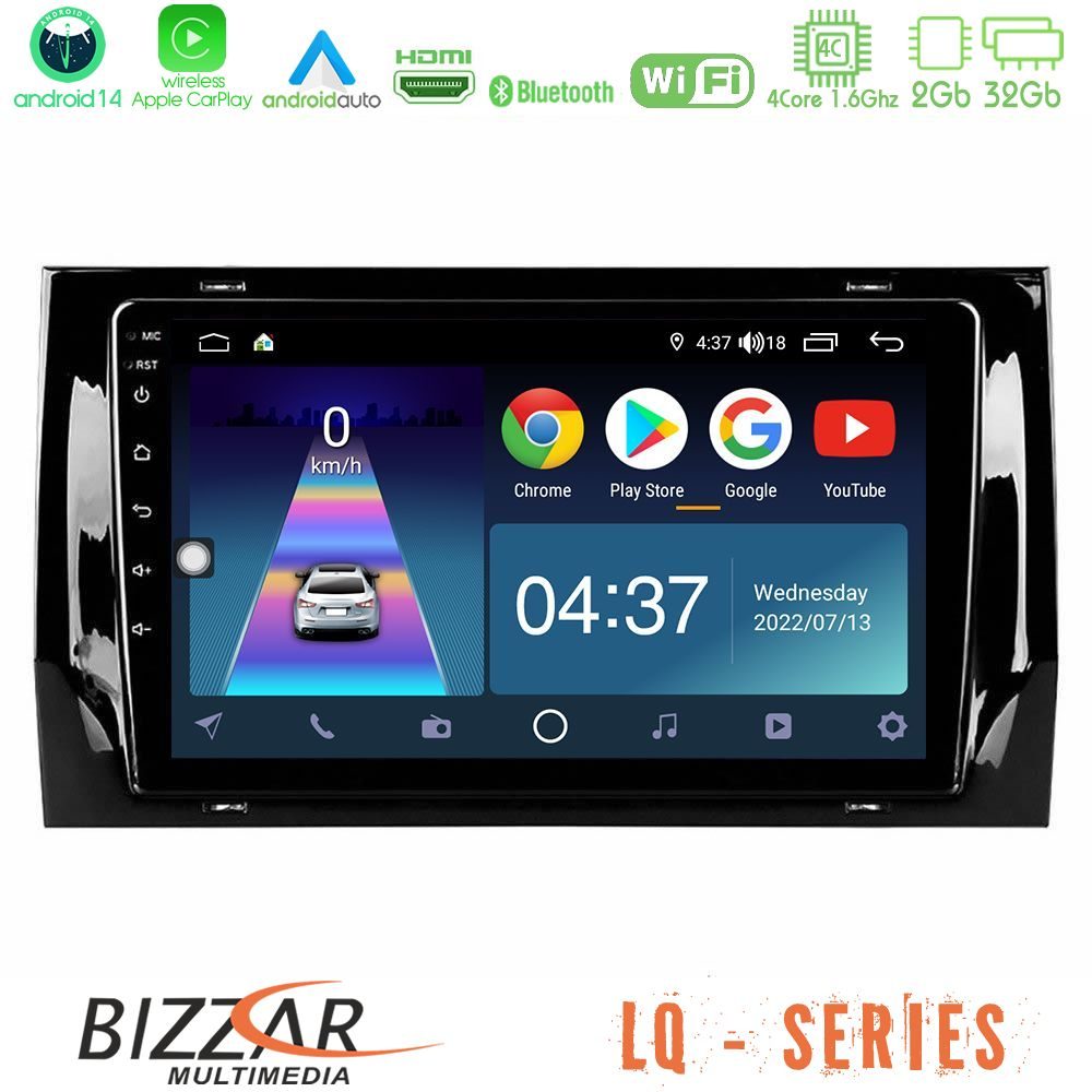 Bizzar LQ Series 4Core Android14 2+32GB Skoda Kodiaq 2017-> Navigation Multimedia Tablet 10" Με Carplay & Android Auto