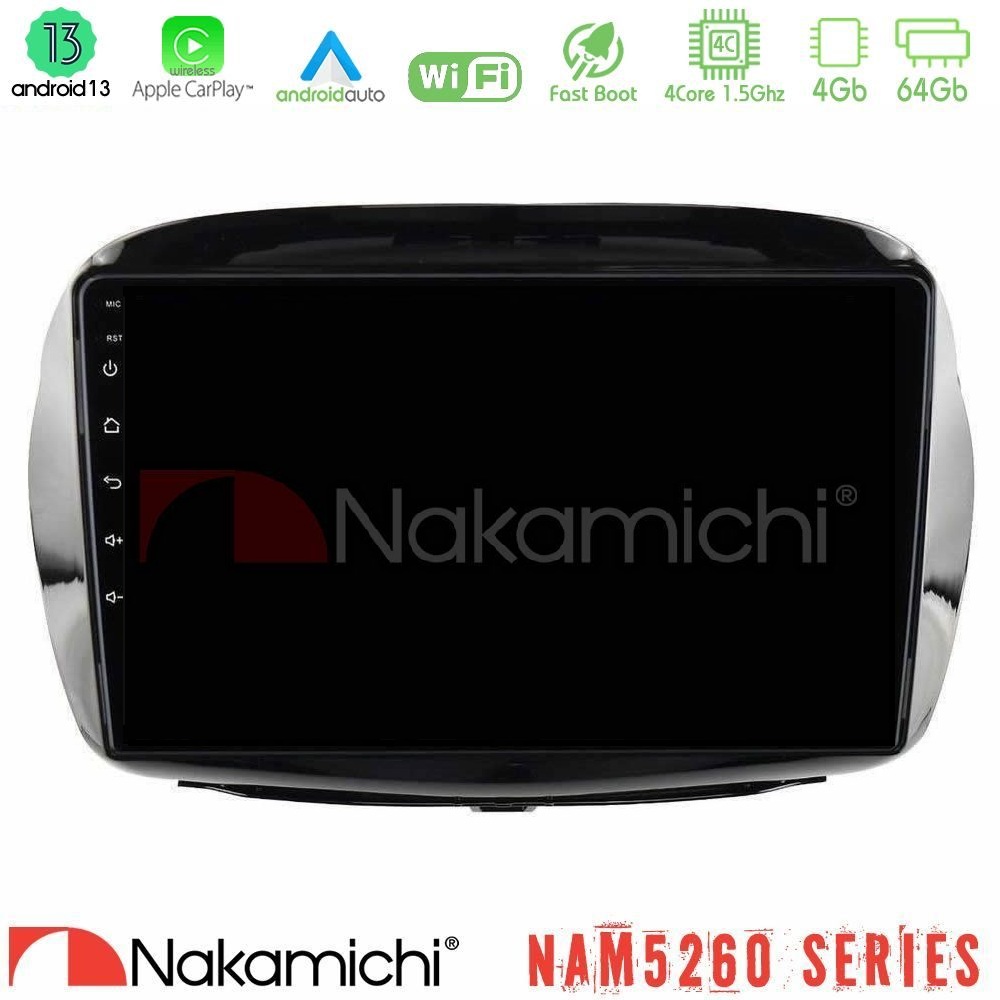 Nakamichi NAM5260 Series 4Core Android13 4+64GB Honda FR-V 2004-2009 Navigation Multimedia Tablet 10" Με Carplay & Android Auto