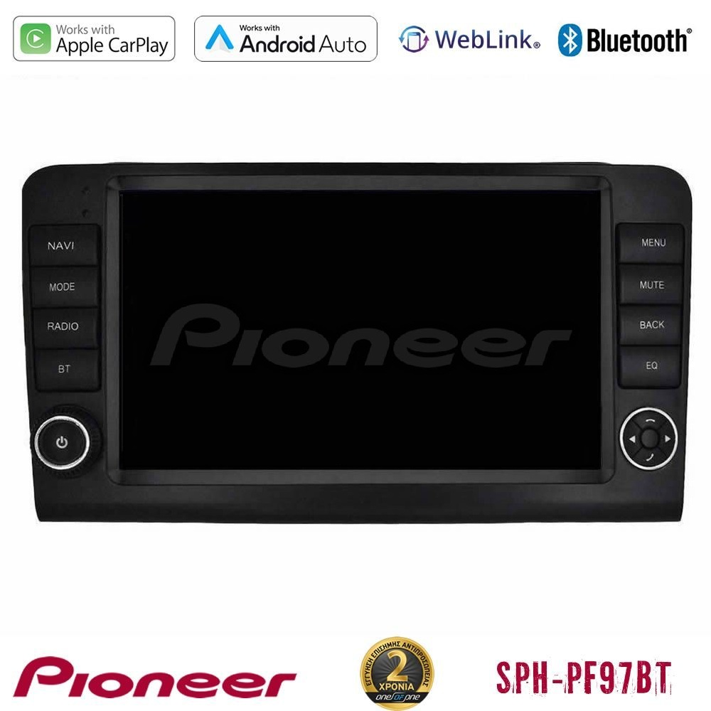 Pioneer SPH-PF97BT Series Mercedes ML/GL Class W164 2006-2011 Multimedia Station 9" (Tablet Style) Με Carplay & Android Auto (OEM Look)
