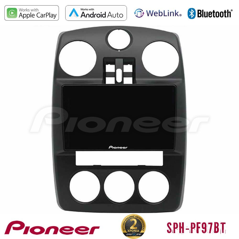 Pioneer SPH-PF97BT Series Chrysler PT-Cruiser 2000-2005    Multimedia Station 9" (Tablet Style) Με Carplay & Android Auto