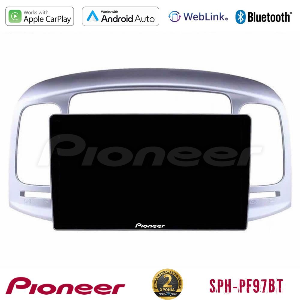 Pioneer SPH-PF97BT Series Hyundai Accent 2006-2011 Multimedia Station 9" (Tablet Style) Με Carplay & Android Auto