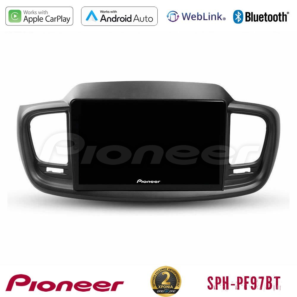 Pioneer SPH-PF97BT Series    Kia Sorento 2018-2021 Multimedia Station 9" (Tablet Style) Με Carplay & Android Auto