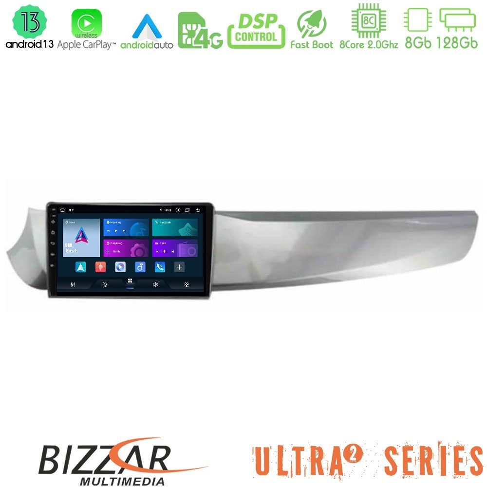 Bizzar ULTRA Series Alfa Romeo Giulietta 2010-2014 8core Android13 8+128GB Navigation Multimedia Tablet 9"