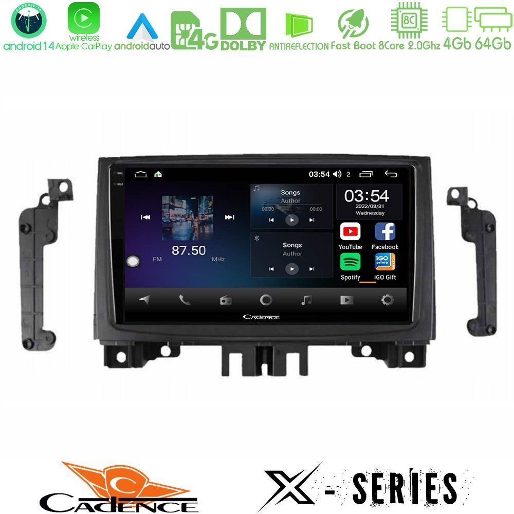 Cadence X Series Mercedes Sprinter/VW Crafter 2006-2018 8core Android 14 4+64GB Navigation Multimedia Tablet 9"