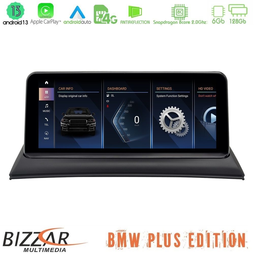 BMW Χ3 series Ε83 Android13 8Core (6+128GB) Navigation Multimedia 10.25" Black Panel