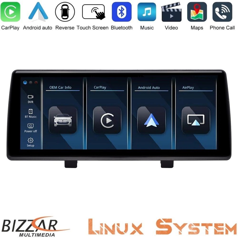 Bizzar BMW i8 NBT Linux Apple CarPlay | Android Auto screen 10.25" HD Anti-reflection