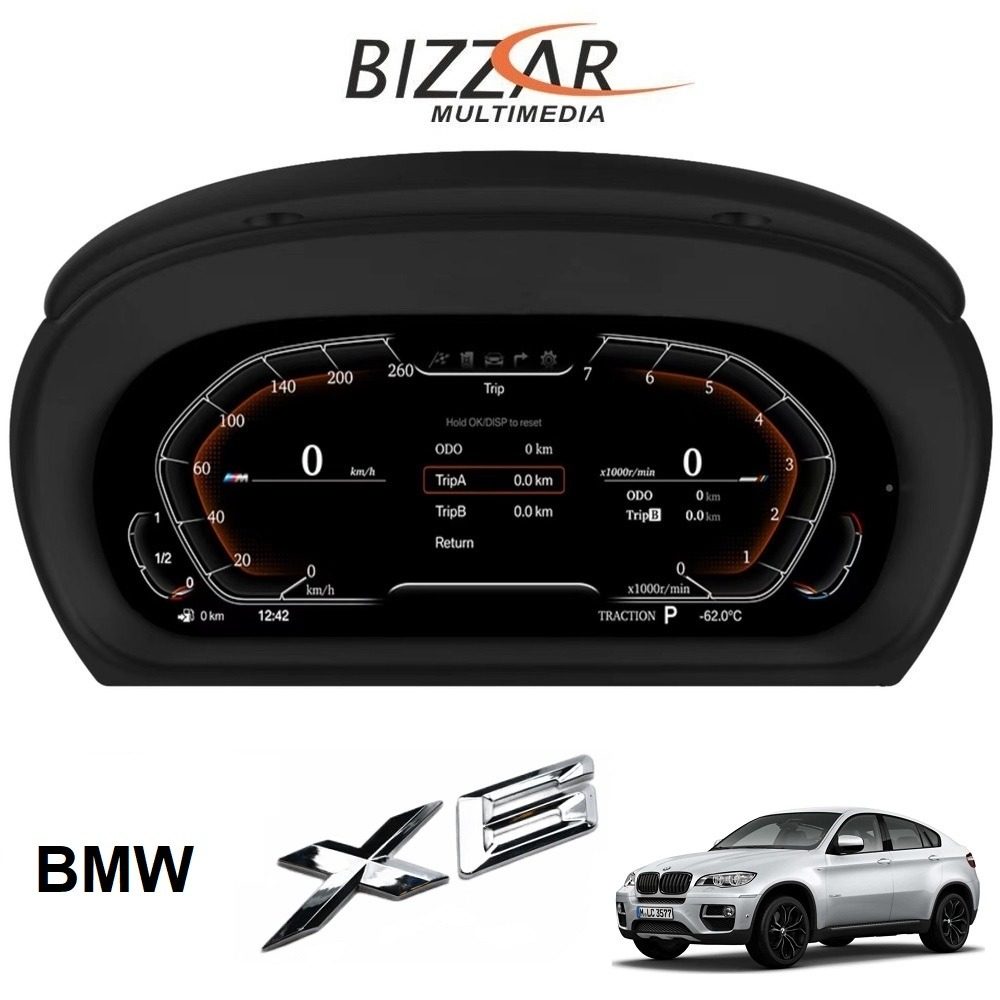 BMW X6 E71 2008-2013 Digital LCD Instrument Cluster 12