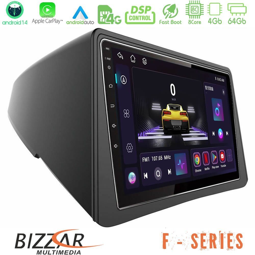 Bizzar F Series 8Core Android14 4+64GB  Opel Mokka Navigation Multimedia Tablet 9" Με Carplay & Android Auto