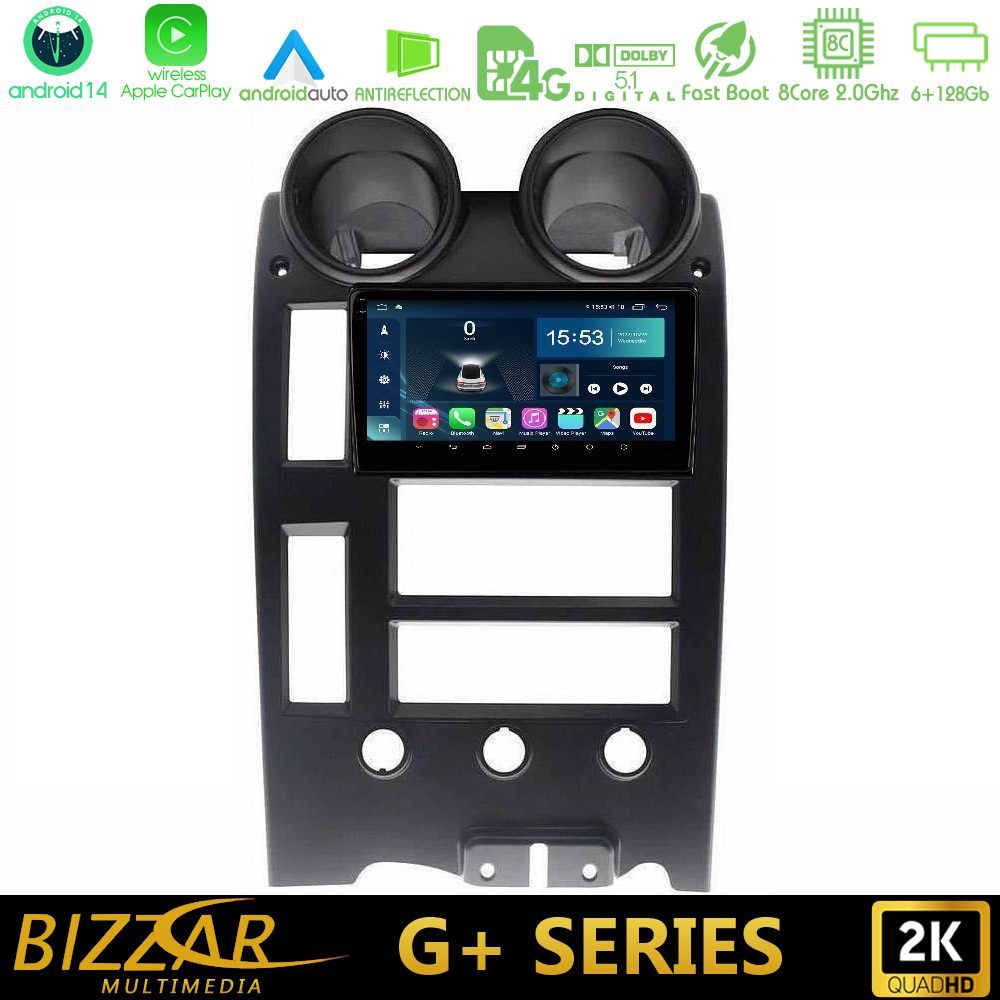 Bizzar G+ Series Hummer H2 2002-2007 8core Android14 6+128GB Navigation Multimedia Tablet 9"