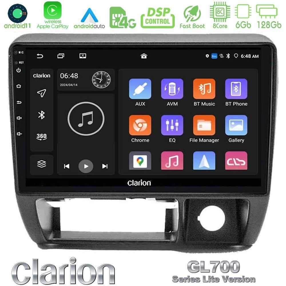 Clarion GL700 Lite Series 8Core Android11 6+128GB Suzuki Jimny 1998-2005 Navigation Multimedia Tablet 9" Με Carplay & Android Auto