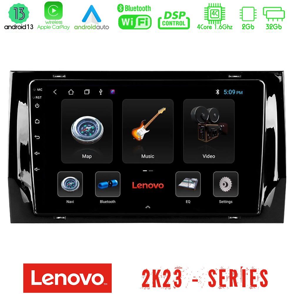Lenovo Car Pad Skoda Kodiaq/Karoq 2017-> 4Core Android 13 2+32GB Navigation Multimedia Tablet 10"