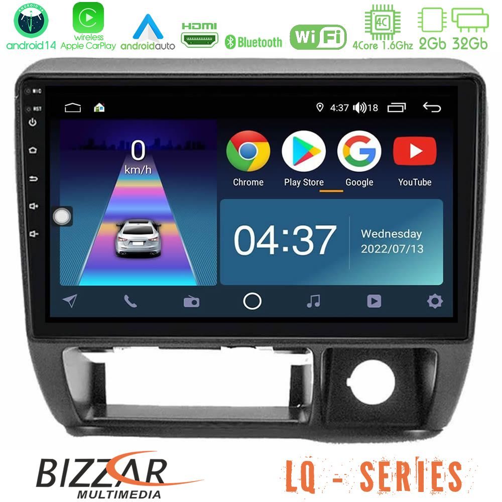 Bizzar LQ Series 4Core Android14 2+32GB Suzuki Jimny 1998-2005 Navigation Multimedia Tablet 9" Με Carplay & Android Auto