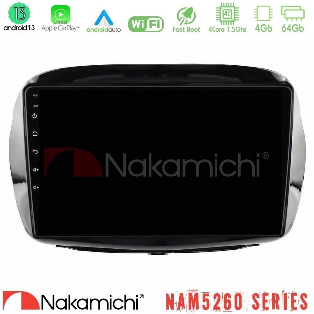 Nakamichi NAM5260 Series 4Core Android13 4+64GB Honda FR-V 2004-2009 Navigation Multimedia Tablet 10" Με Carplay & Android Auto