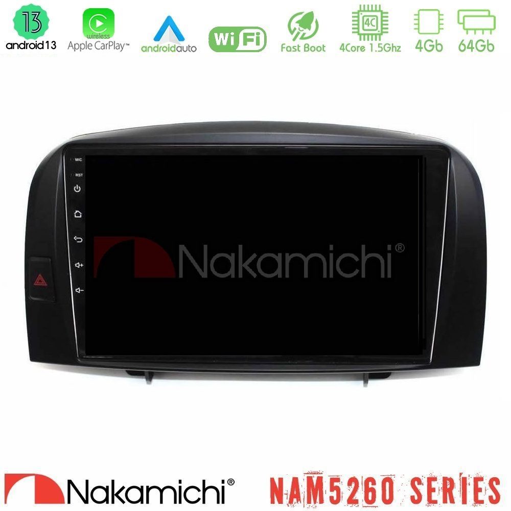 Nakamichi NAM5260 Series 4Core Android13 4+64GB Hyundai Sonata 2005-2009 Navigation Multimedia Tablet 10" Με Carplay & Android Auto