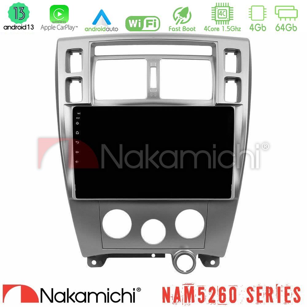 Nakamichi NAM5260 Series 4Core Android13 4+64GB Hyundai Tucson Navigation Multimedia Tablet 10" Με Carplay & Android Auto