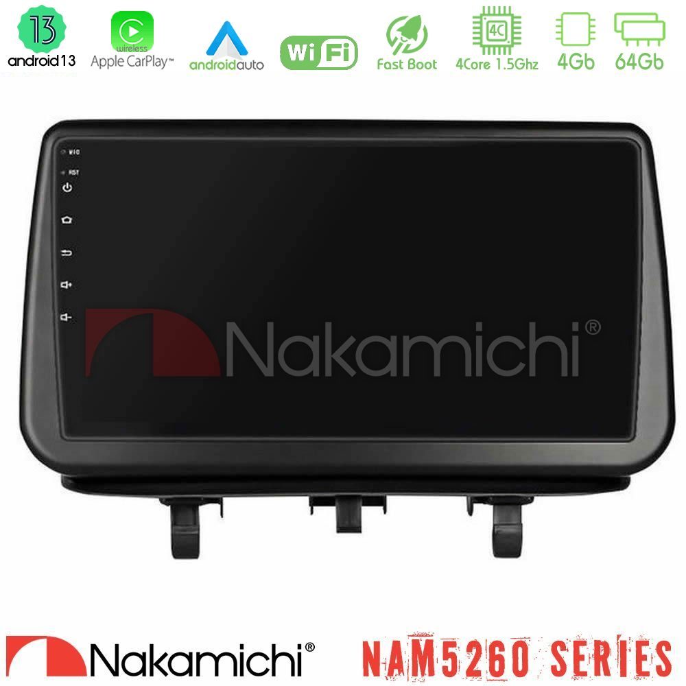 Nakamichi NAM5260 Series Opel Meriva B 2010-2017 4Core Android13 4+64GB Navigation Multimedia Tablet 9" Με Carplay & Android Auto