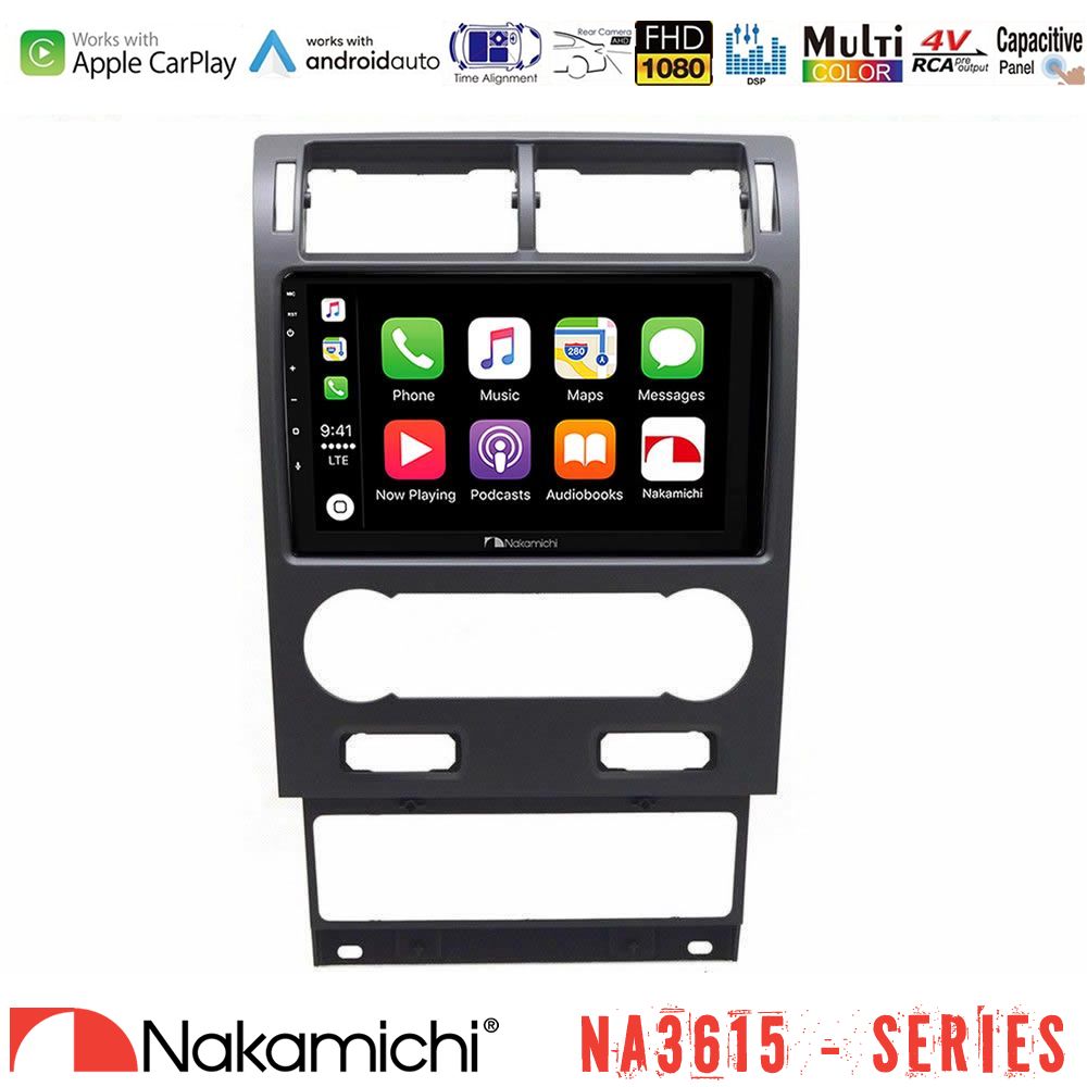 Nakamichi NA3615 Series Με Wireless Carplay & Android Auto  Ford Mondeo 2004-2007 Media Station Tablet 9"