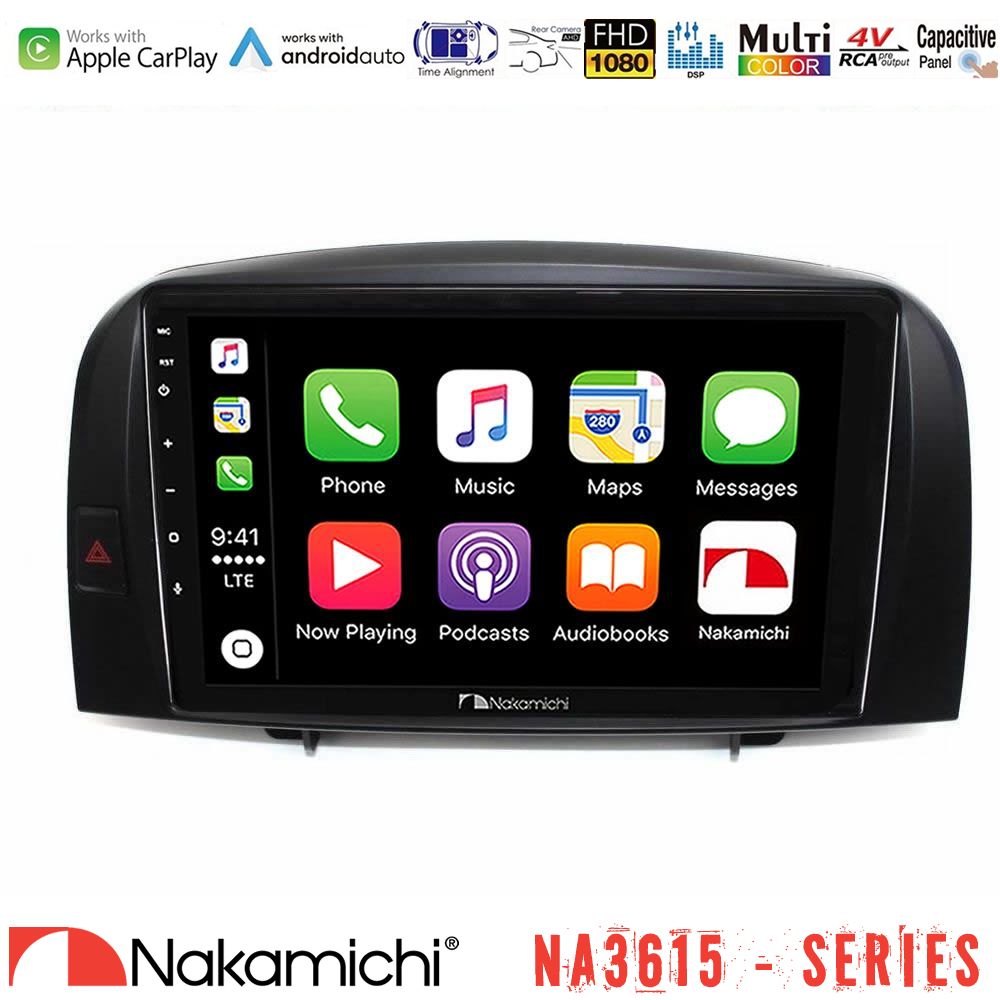 Nakamichi NA3615 Series Με Wireless Carplay & Android Auto Hyundai Sonata 2005-2009 Media Station Tablet 9"