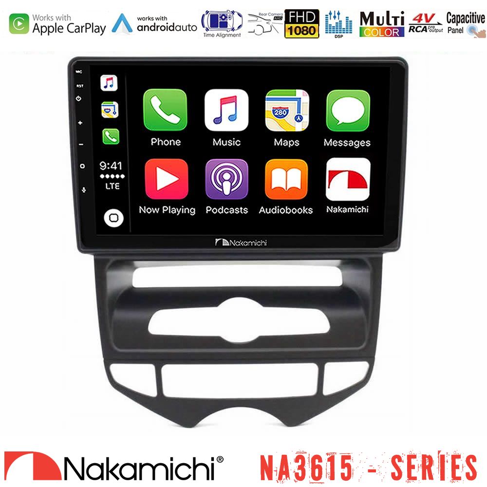 Nakamichi NA3615 Series Με Wireless Carplay & Android Auto Hyundai ix20 2010-2020 (AUTO A/C) Media Station Tablet 9"