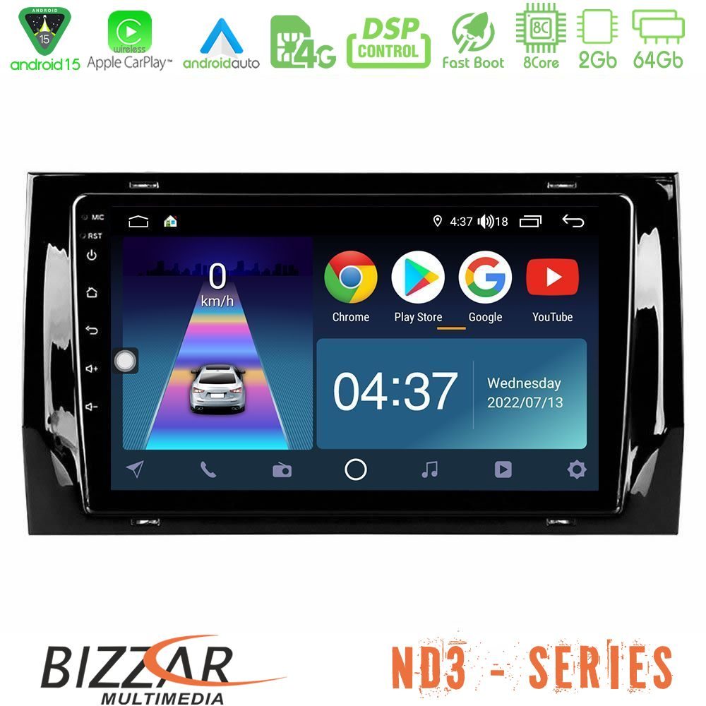 Bizzar ND3 Series 8Core Android15 2+64GB  Skoda Kodiaq 2017-> Navigation Multimedia Tablet 10"