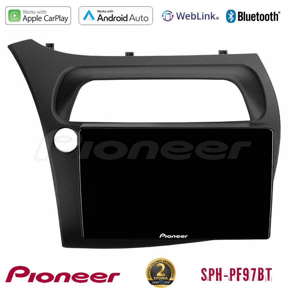 Pioneer SPH-PF97BT Series    Honda CiviC Hatchback 2006-2011 Multimedia Station 9" (Tablet Style) Με Carplay & Android Auto