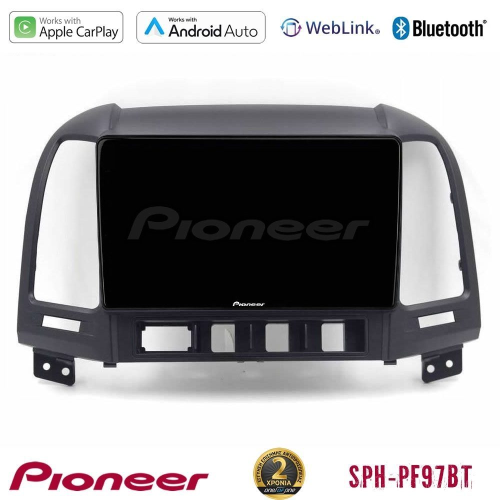 Pioneer SPH-PF97BT Series Hyundai Santa Fe 2006-2013 Multimedia Station 10" (Tablet Style) Με Carplay & Android Auto