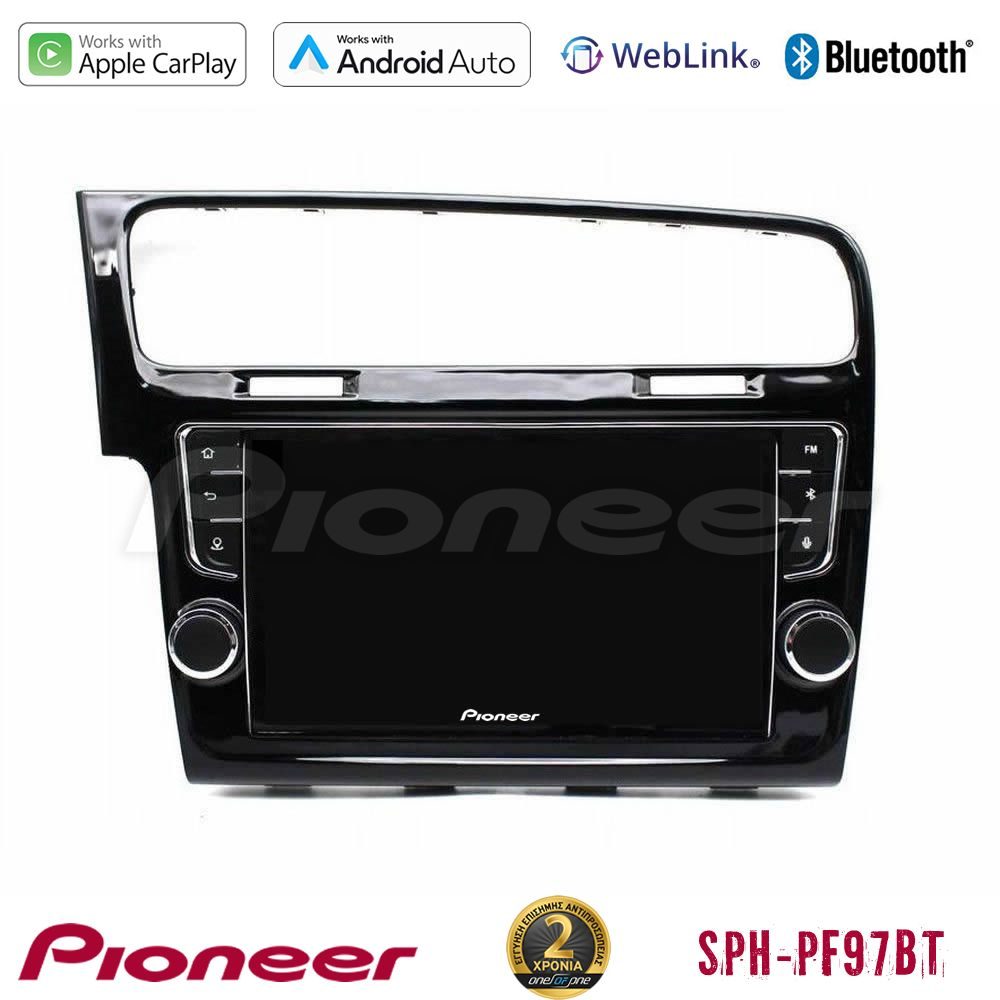 Pioneer SPH-PF97BT Series    VW GOLF 7 Multimedia Station 9" (Tablet Style) Με Carplay & Android Auto (OEM Look)