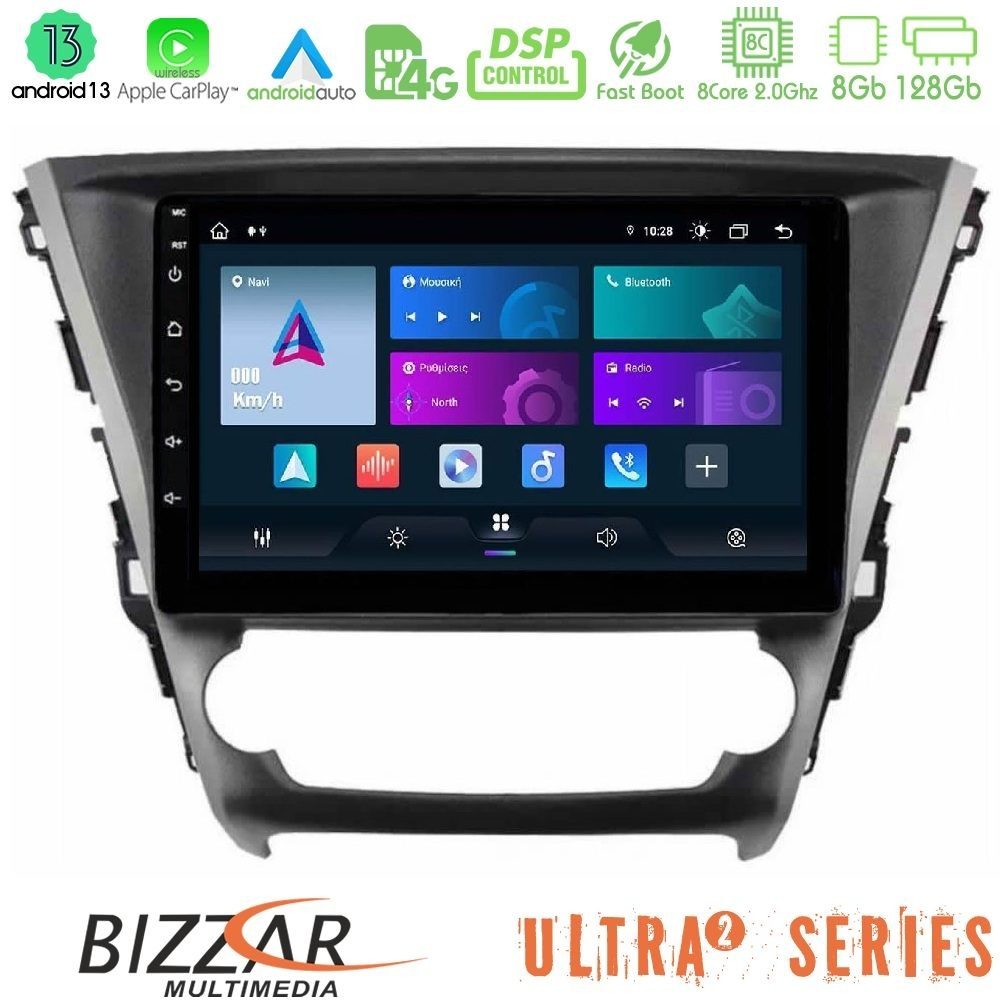Bizzar Ultra Series Toyota Avensis 2015-2018 8core Android13 8+128GB Navigation Multimedia Tablet 9"
