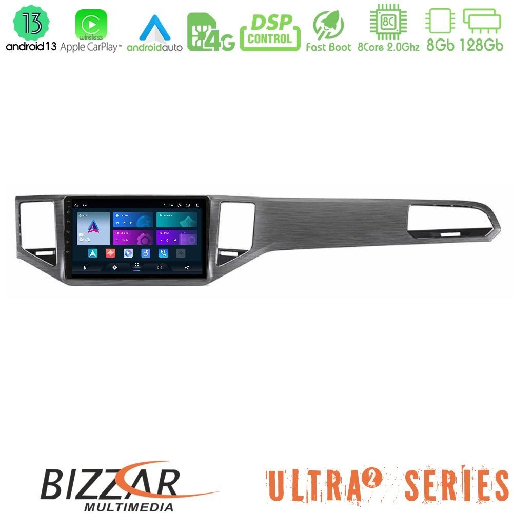 Bizzar Ultra Series VW Sportsvan 2014-2020 8core Android13 8+128GB Navigation Multimedia Tablet 9"