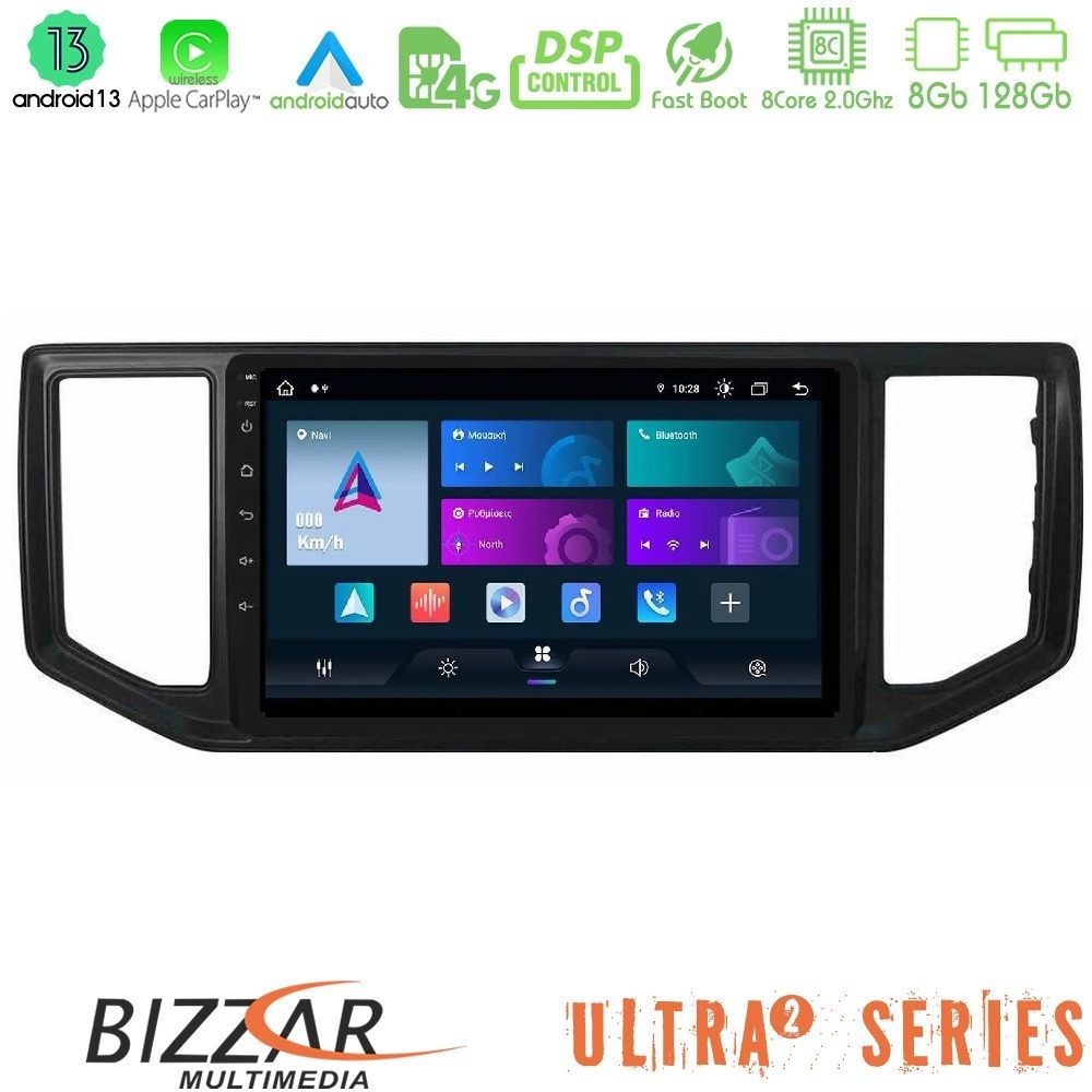 Bizzar Ultra Series VW Amarok 2017-2022 8core Android13 8+128GB Navigation Multimedia Tablet 9"