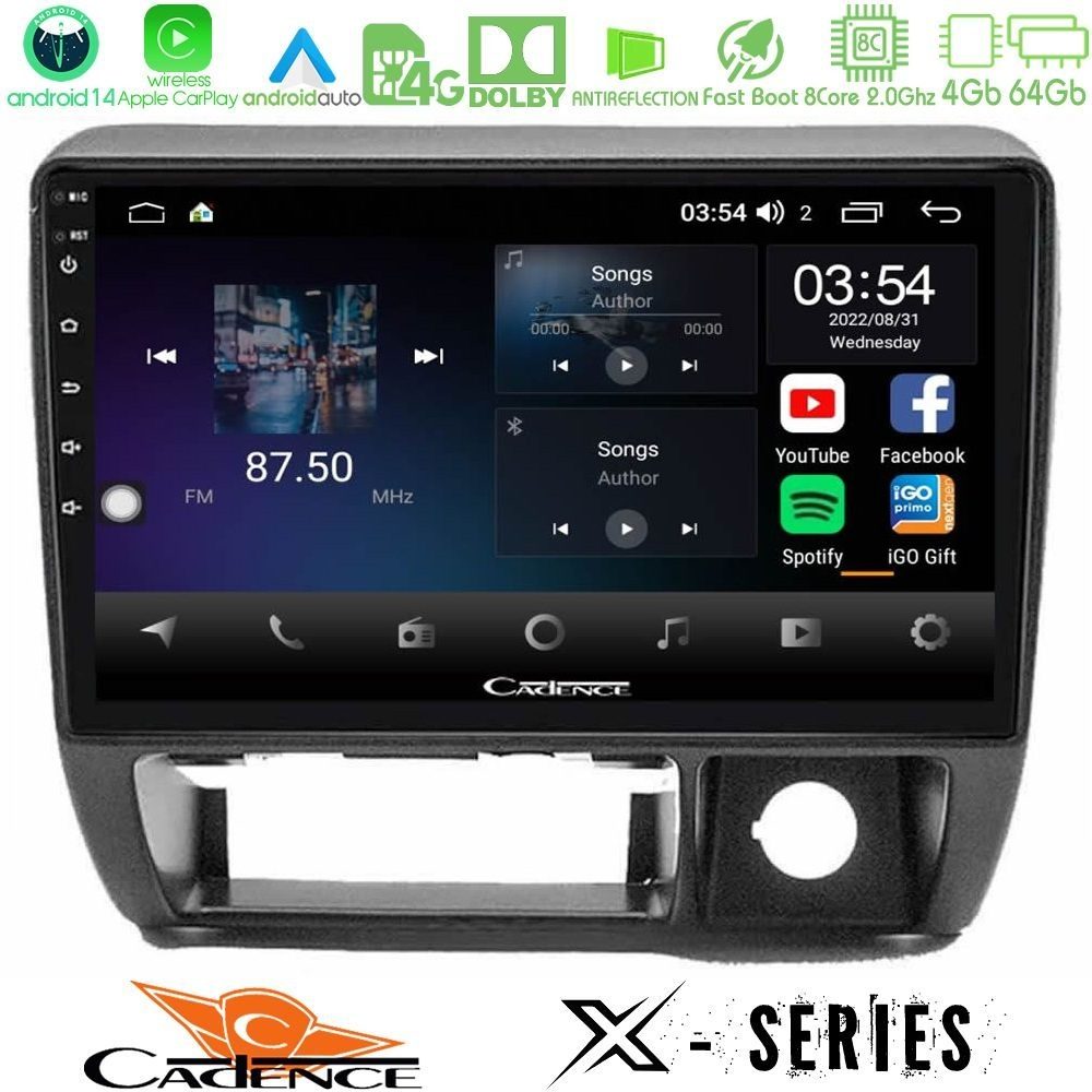 Cadence X Series Suzuki Jimny 1998-2005 8core Android 14 4+64GB Navigation Multimedia Tablet 9"