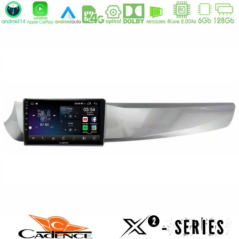 Cadence X2 Series 8Core Android14 6+128GB  Alfa Romeo Giulietta 2010-2014 Navigation Multimedia Tablet 9"