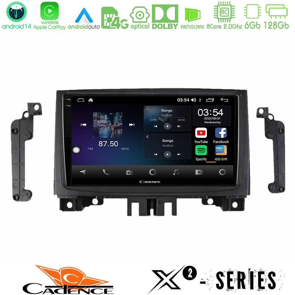 Cadence X2 Series 8Core Android14 6+128GB  Mercedes Sprinter/VW Crafter 2006-2018 Navigation Multimedia Tablet 9"