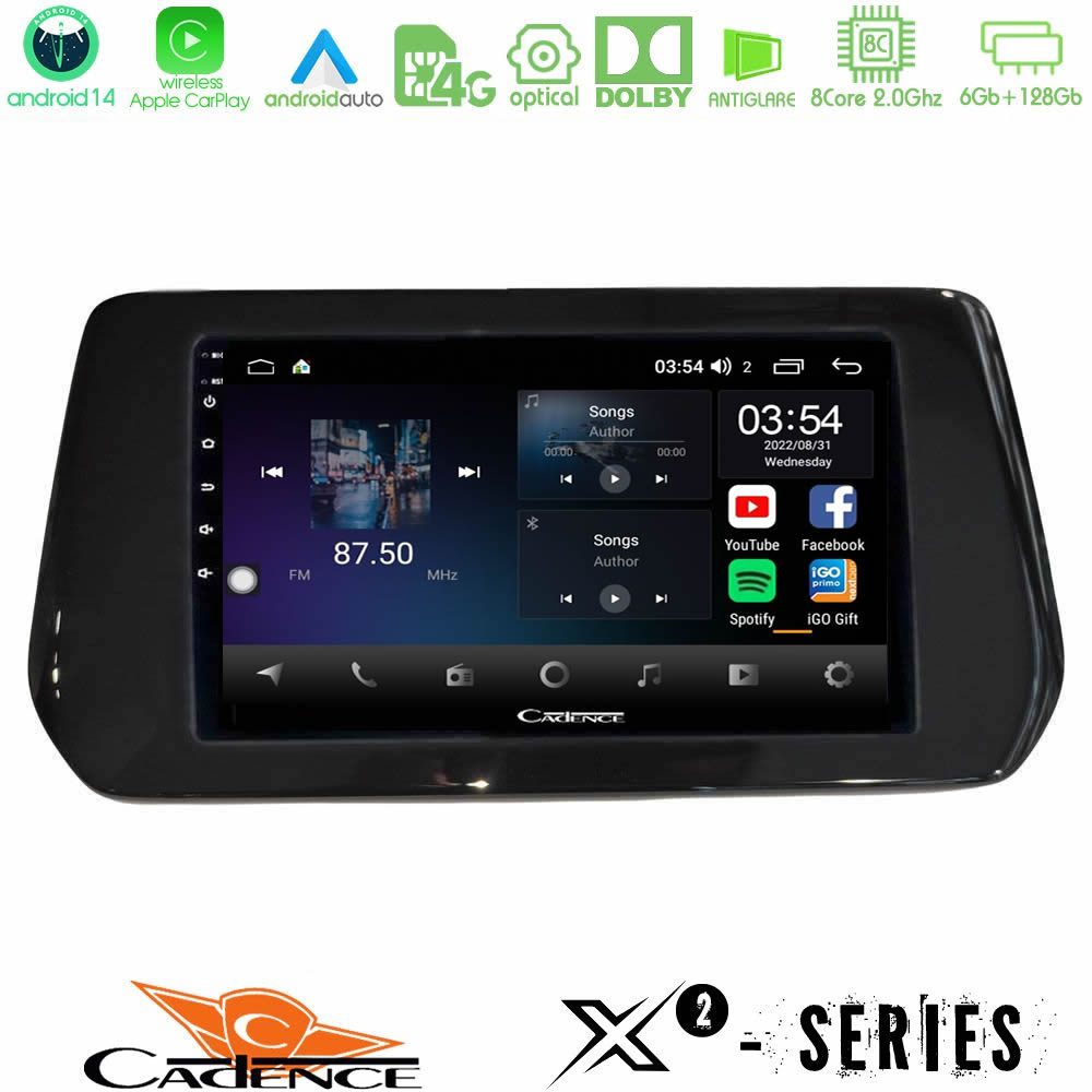 Cadence X2 Series 8Core Android14 6+128GB Suzuki Swift 2024-> Navigation Multimedia Tablet 9"