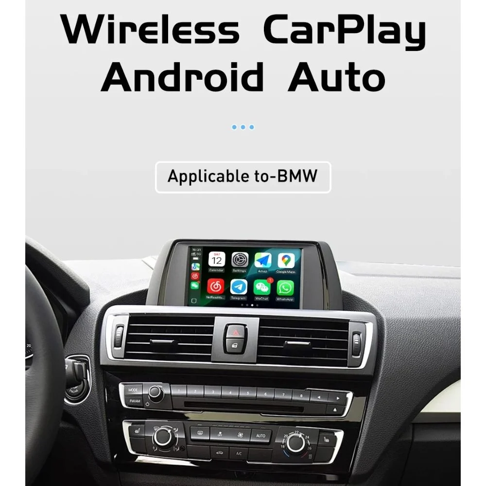 BMW NBT-EVO Wireless CarPlay | Android Auto Interface | Camera In | HDMI in
