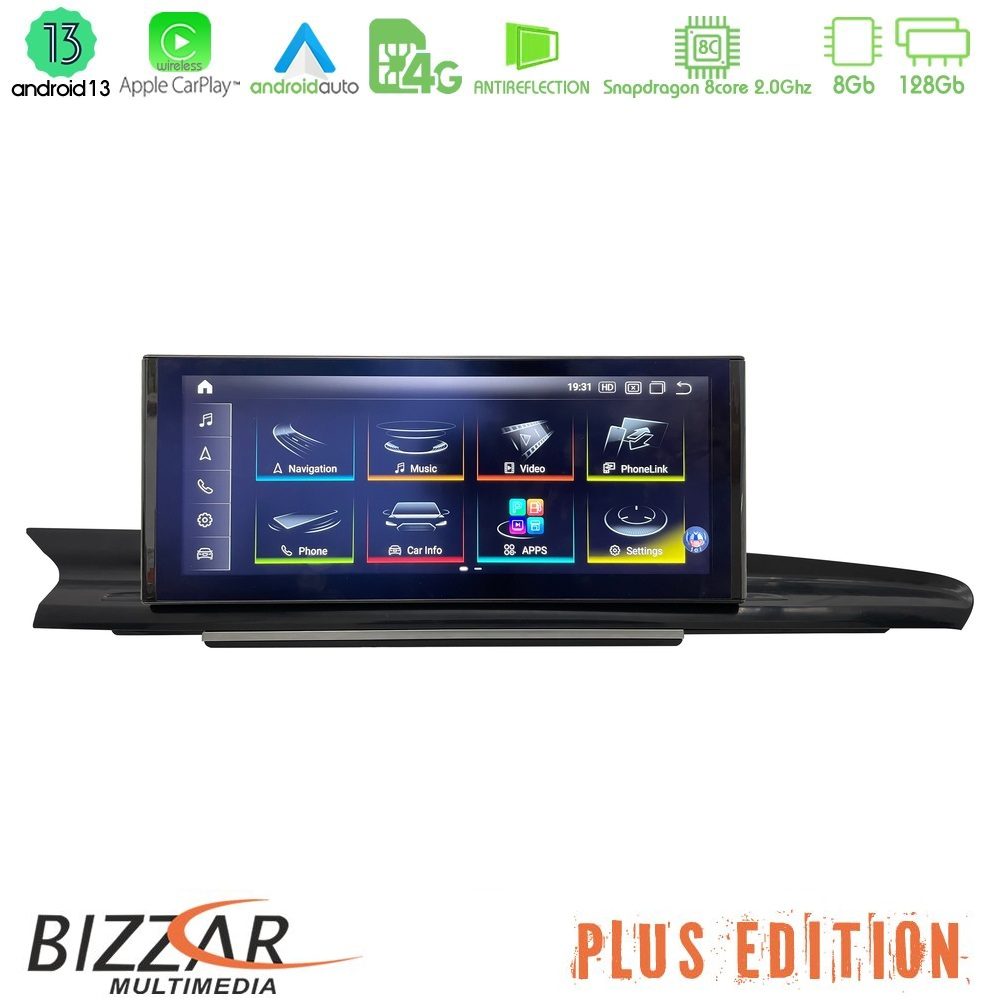 Bizzar Plus Edition Audi A6 2012-2018 Android13 8Core (8+128GB) Navigation Multimedia 10.25" HD Anti-reflection